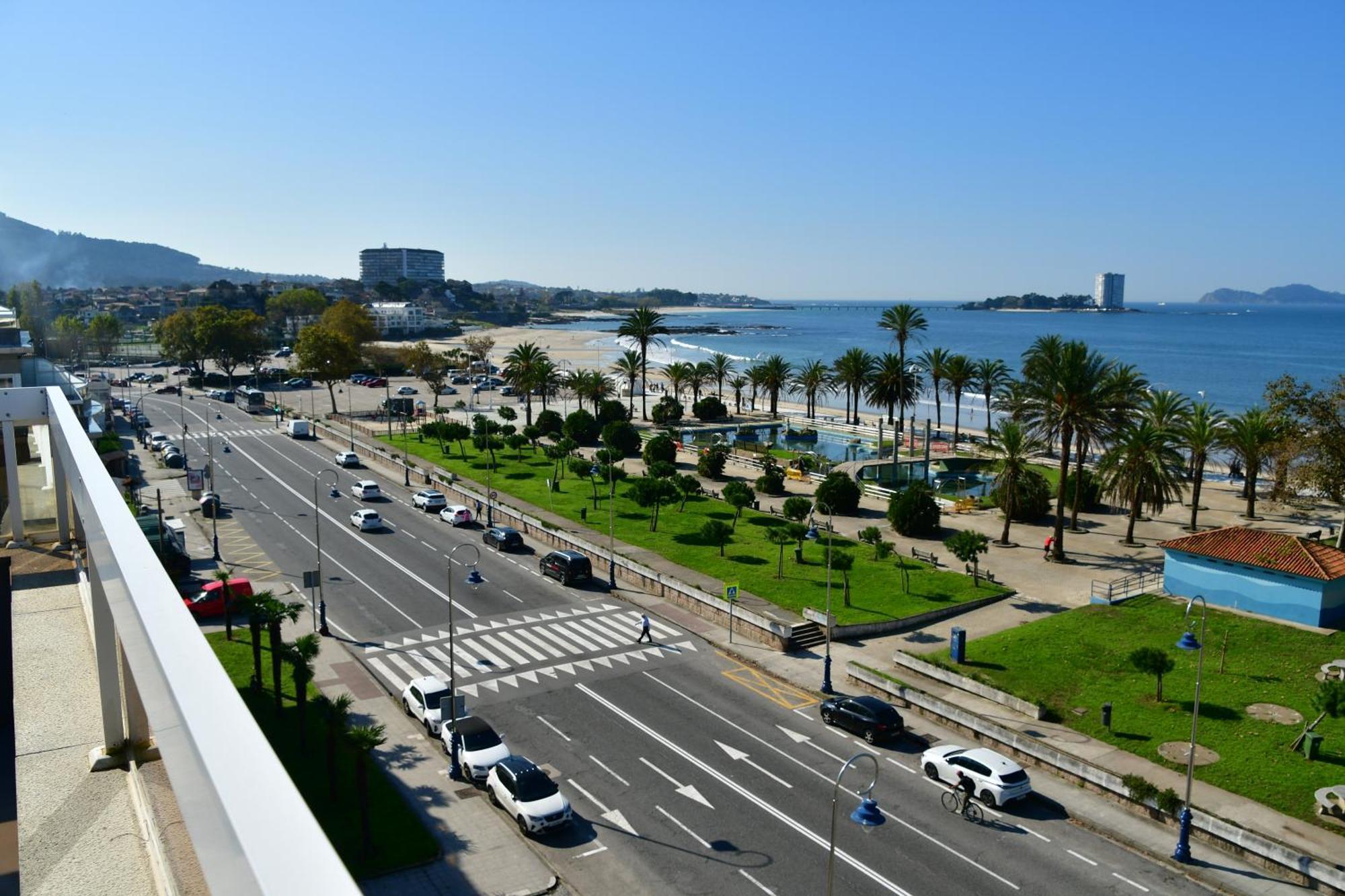 Primera Linea De Playa Samil Costa Con Garaje Incluido วิโก ภายนอก รูปภาพ